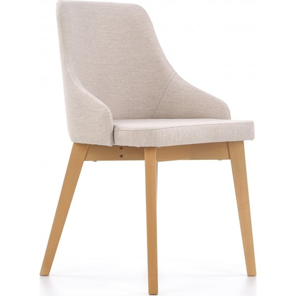 Catrin matstol - Beige (Tyg) / Trä Catrin matstol - Beige (Tyg) / Trä