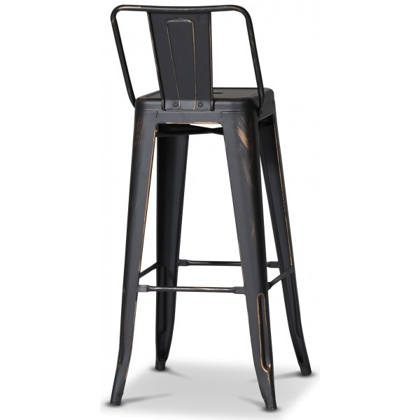 France Barstol i metall - Svart / Guld France Barstol i metall - Svart / Guld