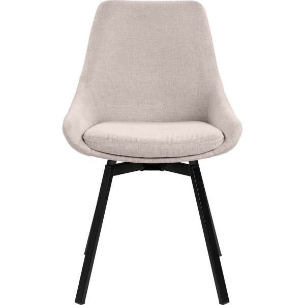 Chaise de salle  manger pivotante Parade - Chaise beige