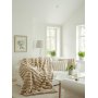 Liny prydnadskudde Beige - 40 x 60 cm