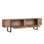 TV-b�nk Orost 180 cm - Atlantic Pine/svart