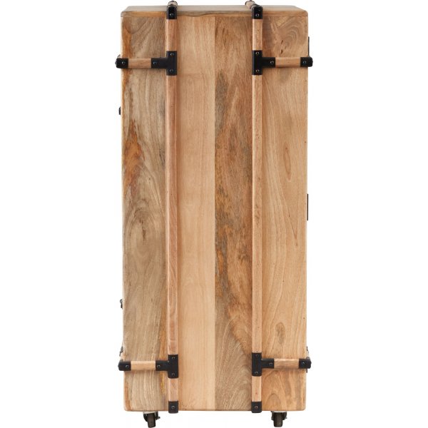 Nala barskåp med hjul - Trä Nala barskåp med hjul - Trä