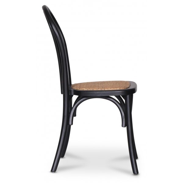 Omni matgrupp, runt matbord Ø130 cm inkl 4 st Tony svarta böjträ stolar - Rökfärgad ek + 4.00 x Stolsdyna Omni matgrupp, runt matbord Ø130 cm inkl 4 st Tony svarta böjträ stolar - Rökfärgad ek + 4.00 x Stolsdyna