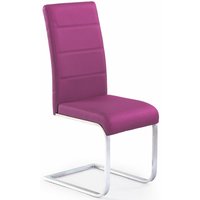 Macy stol - lila (PU) / Krom Macy stol - lila (PU) / Krom