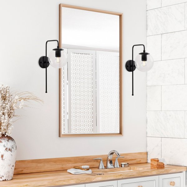 Viran wandlamp 10910 - Zwart