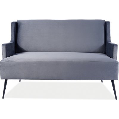 Gemma 2-sits soffa - Gr sammet