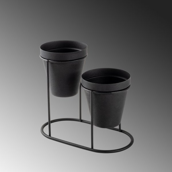 Plato 15 pots - Noir Plato 15 pots - Noir