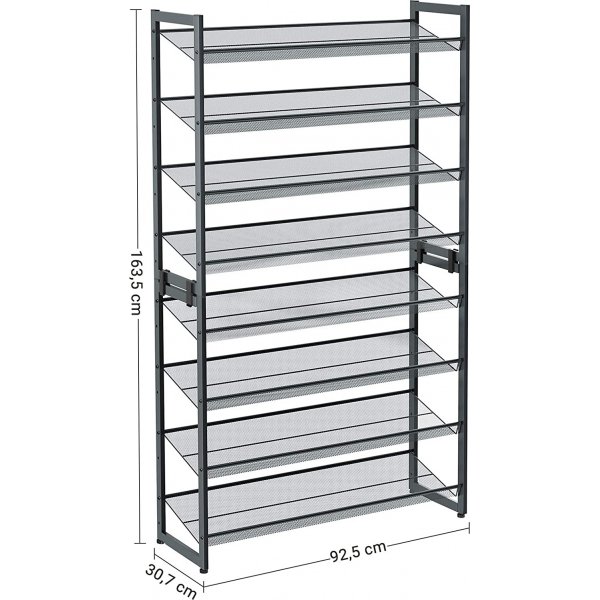 Sibel skohylla 92,5 x 163,5 cm - Gr