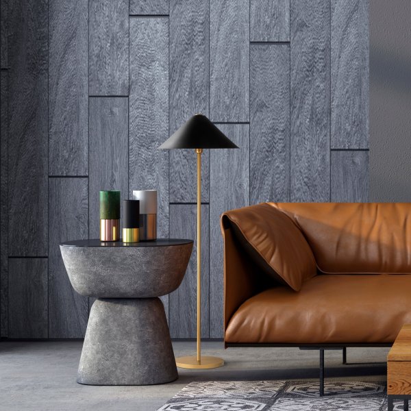 Lampadaire Misha 11511 - Or/noir