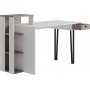 Loyd skrivbord 141x92 cm - Vit/ljus mocka