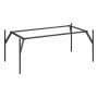Terrazzo soffbord 110x60 cm - Cosmo Terrazzo & underrede AIR i svart metall