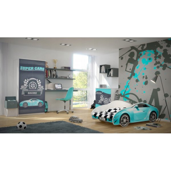 Bilsäng 80 x 160 cm - Blå Bilsäng 80 x 160 cm - Blå