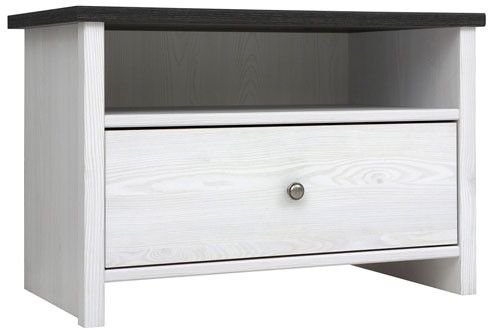 Salvador sngbord - Vit/svart