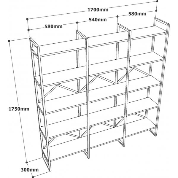 Bibliothque Voyage 6 - Marbre blanc/dor