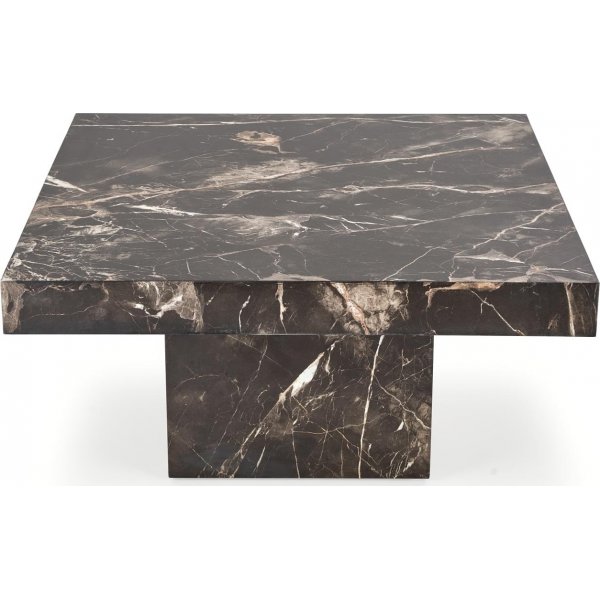 Monolit soffbord 80 x 80 cm - Svart marmor Monolit soffbord 80 x 80 cm - Svart marmor