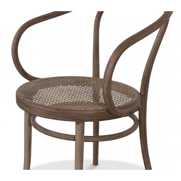 No 30 karmstol med rottingsits - Vintage/Rotting No 30 karmstol med rottingsits - Vintage/Rotting