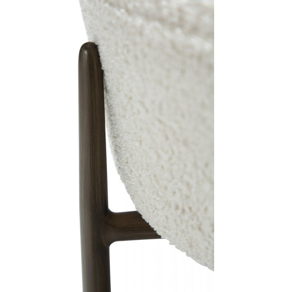 Orbit matstol - Dove bouclé Orbit matstol - Dove bouclé