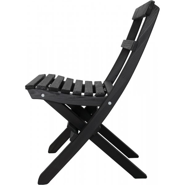 Wilma utegrupp bord 65 x 65 cm inkl 2 st Knohult stolar - Svart Wilma utegrupp bord 65 x 65 cm inkl 2 st Knohult stolar - Svart
