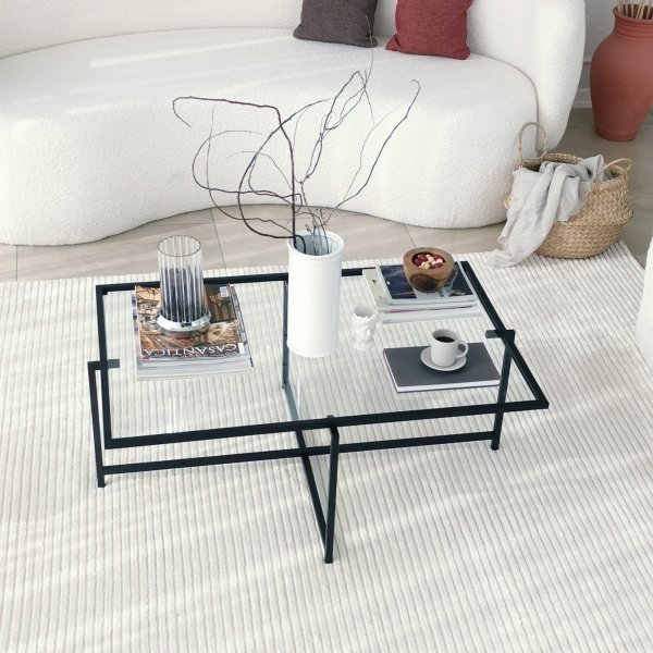 Table basse Sun 94 cm - Noir Table basse Sun 94 cm - Noir