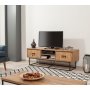 Quantum Silva mediabnk 140 cm - Furu/svart