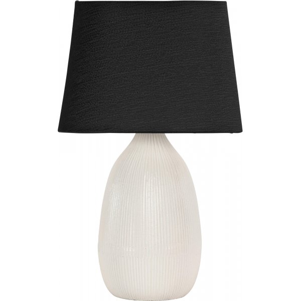 Pied de lampe Baylee - Blanc - 28 cm Pied de lampe Baylee - Blanc - 28 cm