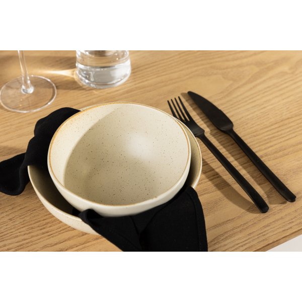 Active skål Ø15 cm - Beige/Svart Active skål Ø15 cm - Beige/Svart