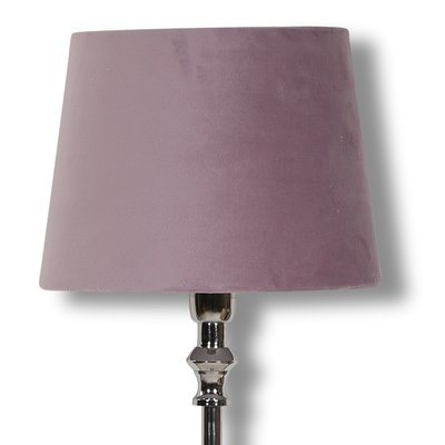 Velvet lampskrm 20 cm - Rosa