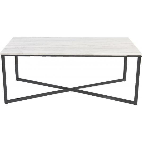 Jersey soffbord 110 cm - Ljus marmor