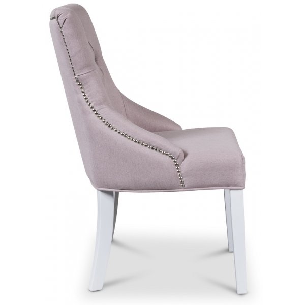 Tuva EUR Matstol - Rosa / Vit + Möbeltassar Tuva EUR Matstol - Rosa / Vit + Möbeltassar