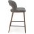 Tabouret de bar Pelican 114 - Gris/noyer