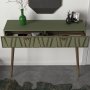 Forest avlastningsbord med spegel 120x 35 cm - Valnt/mrkgrn