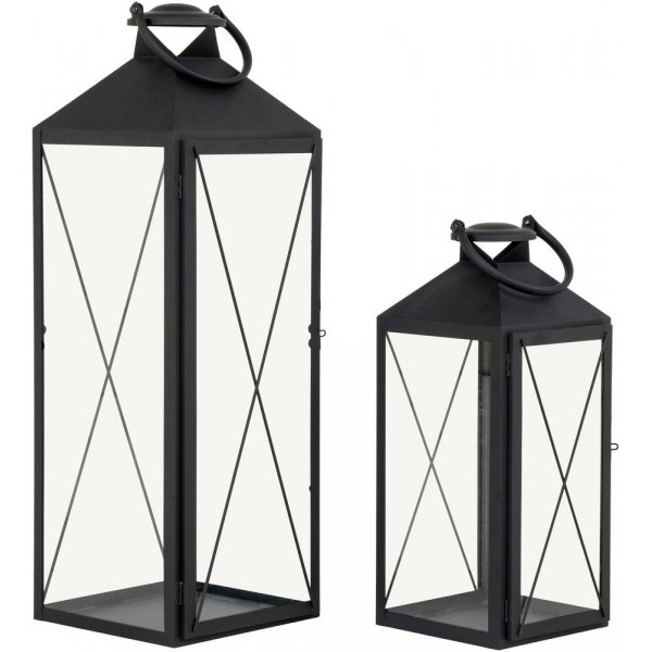 Lanterne Casa - Noir - 2 pcs Lanterne Casa - Noir - 2 pcs