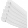 Kledinghanger zonder broekspijp, hout, 44,5 cm, 20 stuks - Wit