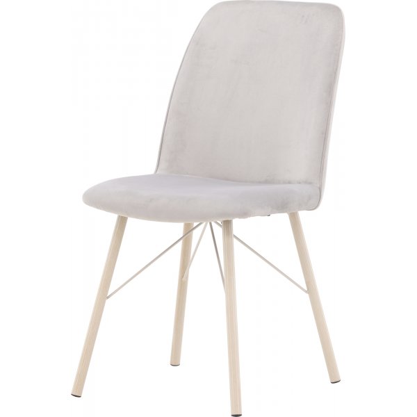 Chaise de salle à manger de tous les jours - Gris/blanchi Chaise de salle à manger de tous les jours - Gris/blanchi