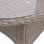 Matgrupp med 8 stolar och matbord 230 x 100 cm beige/natur - Menton/Pino