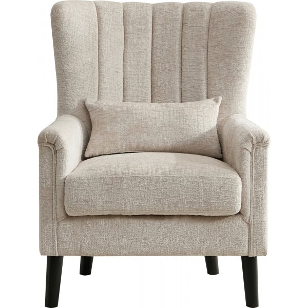 Fauteuil Linnea - Crme boucl