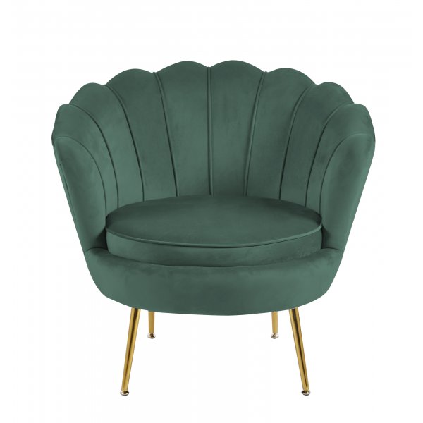 Fåtölj grön/mässing - Kingsley Fåtölj grön/mässing - Kingsley