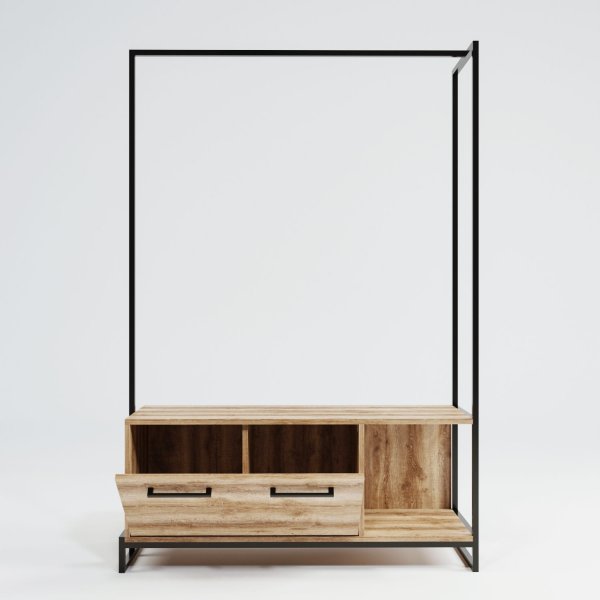 Meuble d'entre Minsk - Chne/noir