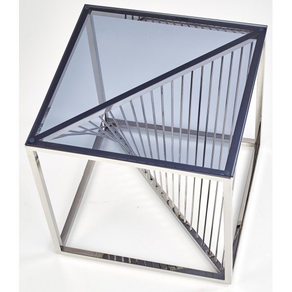 Table basse Eterneco 55 x 55 cm - Chrome