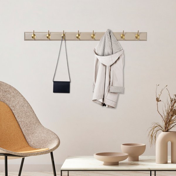Demandu kroklist 100 cm - Beige/guld