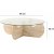 Table basse Himalaya 90 cm - Travertin