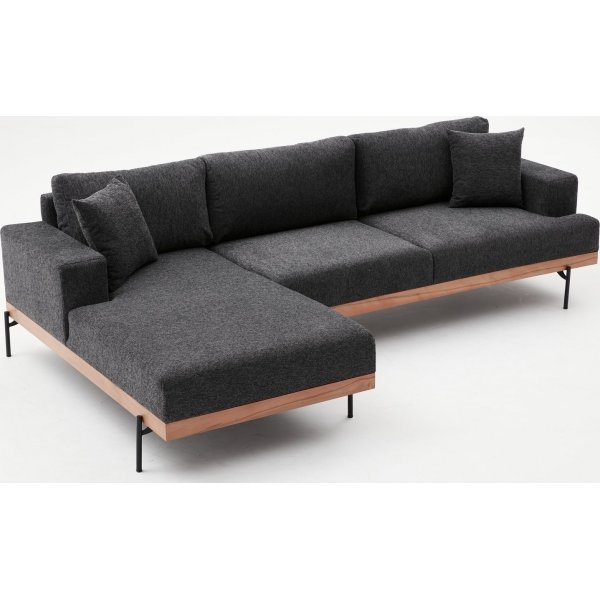 Liva divansoffa vänster - Antracit Liva divansoffa vänster - Antracit
