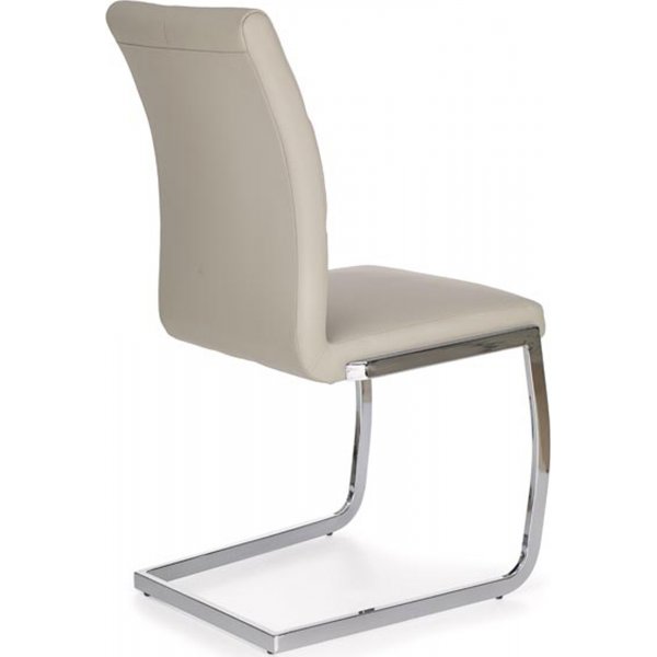 Chaise Annemarie - Gris clair/chrome Chaise Annemarie - Gris clair/chrome
