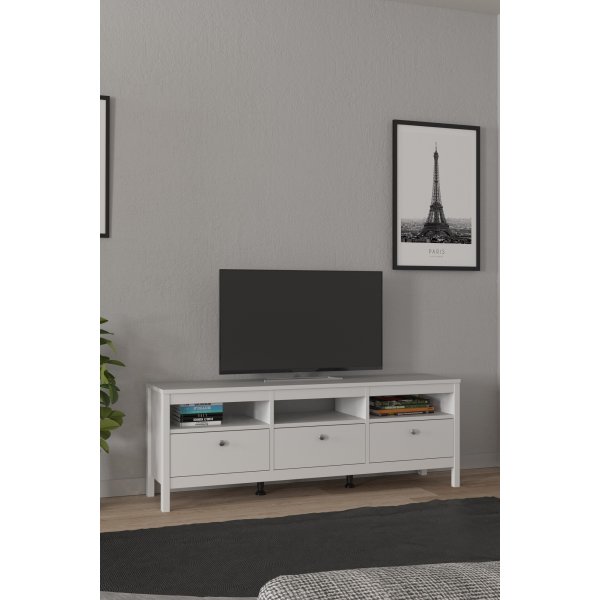 Banc multimdia Madrid - Blanc