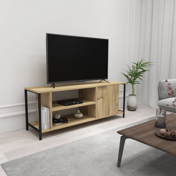 Bond TV-bänk - Ek/svart Bond TV-bänk - Ek/svart