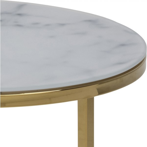 Table Alisma 35/45 cm - Blanc