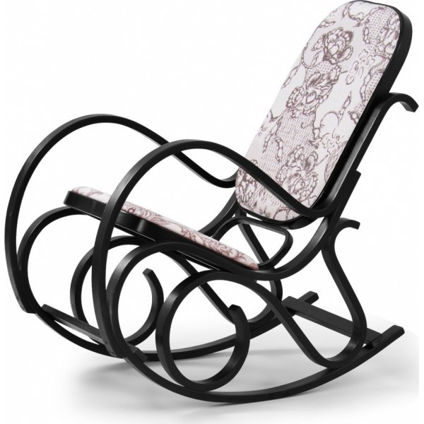 Fauteuil à bascule confort - Wengé Fauteuil à bascule confort - Wengé