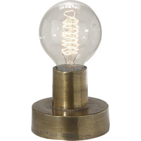 Notice lampfot - Rustik mässing - 12 cm Notice lampfot - Rustik mässing - 12 cm