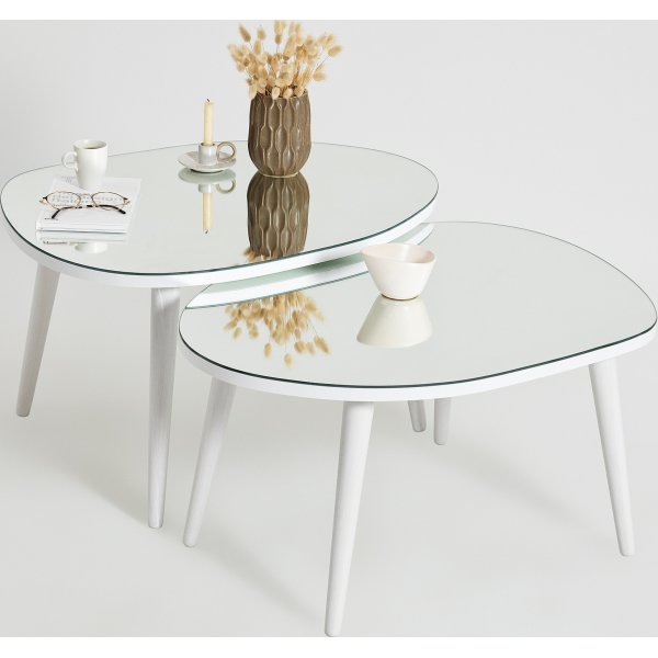 Table Gusto 75 x 55 cm - Blanc Table Gusto 75 x 55 cm - Blanc