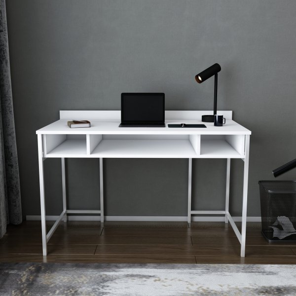 Alma skrivbord 120 x 60 cm - Vit Alma skrivbord 120 x 60 cm - Vit